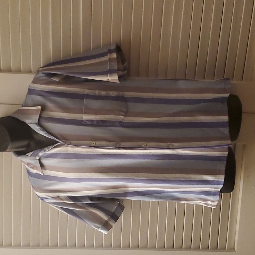 Triumph of California button down comfort stretch shirt Large